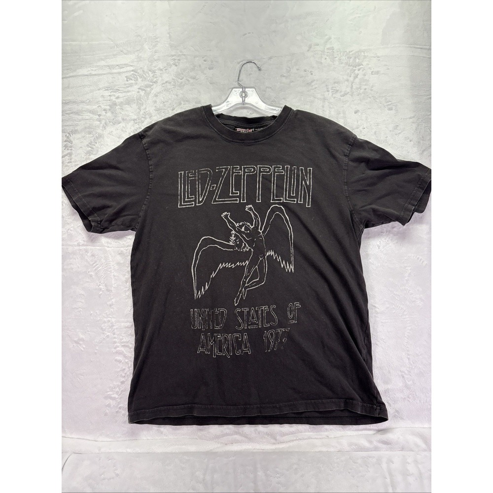 Led Zeppelin United States Of America 1977 Graphic T-shirt Men L Music Merch